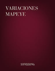 Variaciones Mapeye Orchestra Scores/Parts sheet music cover Thumbnail